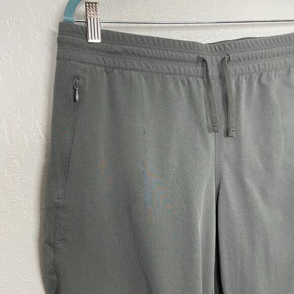 Kuhl Women L Gray FreeFlex Move Pants Zip Pocket Drawstring Waist Lightweight - Picture 4 of 12